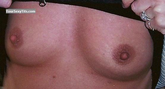 Tit Flash: Wife's Very Small Tits - Cari from United States